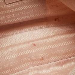 Pre Owned Prada Light Pink Nylon Re-Edition 2000 Bag