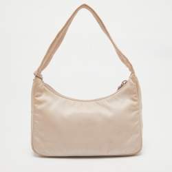 Pre Owned Prada Light Pink Nylon Re-Edition 2000 Bag