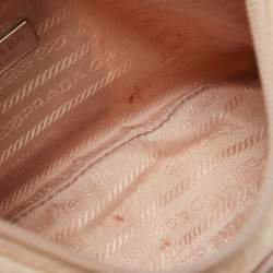 Pre Owned Prada Light Pink Nylon Re-Edition 2000 Bag