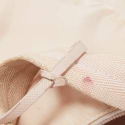 Pre Owned Prada Light Pink Nylon Re-Edition 2000 Bag