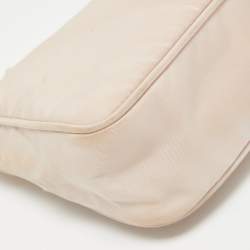 Pre Owned Prada Light Pink Nylon Re-Edition 2000 Bag