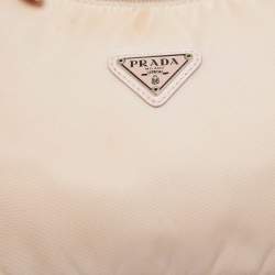 Pre Owned Prada Light Pink Nylon Re-Edition 2000 Bag