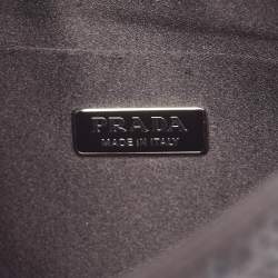 Prada Black Satin and Sequins Small Cleo Hobo