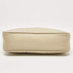 Pre Owned Prada Beige Re-Nylon Re-Edition 2000 Baguette Bag