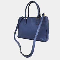 Pre Owned Prada Saffiano Lux Tote and Shoulder Bag