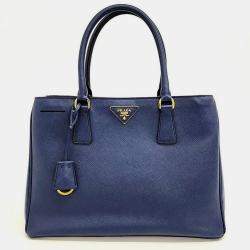 Pre Owned Prada Saffiano Lux Tote and Shoulder Bag