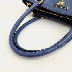 Pre Owned Prada Saffiano Lux Tote and Shoulder Bag