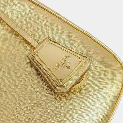 Pre Owned Prada Saffiano Tesuto Hobo Bag