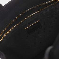 Prada Canvas Black CANAPA RICAMO Handbag