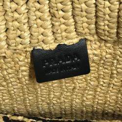 Prada Straw Bag natural Beige Tote Bag