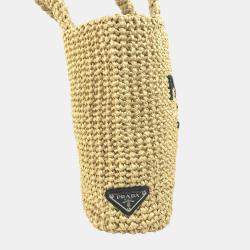 Prada Straw Bag natural Beige Tote Bag