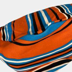 Prada Orange Blue x Black stripe crossbody Bag
