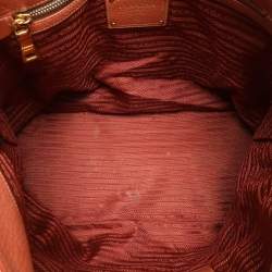 Pre Owned Prada Brown Leather Tote
