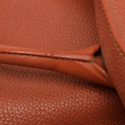 Pre Owned Prada Brown Leather Tote