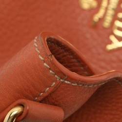 Pre Owned Prada Brown Leather Tote