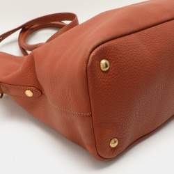 Pre Owned Prada Brown Leather Tote