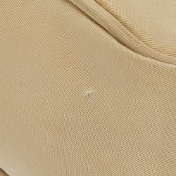 Prada Beige Nylon Mini Re-Edition 2000 Baguette Bag