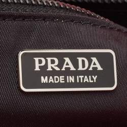 Prada Neon Pink Soft Nylon Chain Pochette