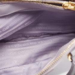 Prada Lilac Saffiano Lux Leather Medium Promenade Satchel