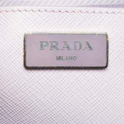 Prada Lilac Saffiano Lux Leather Medium Promenade Satchel