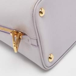 Prada Lilac Saffiano Lux Leather Medium Promenade Satchel