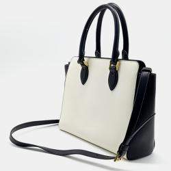 Pre Owned Prada Saffiano Soft Tote And Shoulder Bag