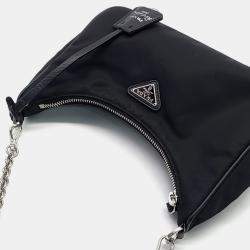 Prada Tesuto Chain Strap Hobo Bag