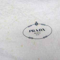 Prada Gray Saffiano Cuir Handbag