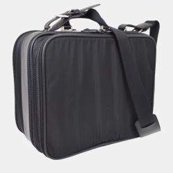 Prada Black Nylon Business Handbag