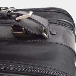 Prada Black Nylon Business Handbag