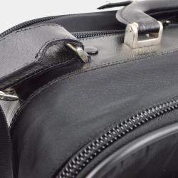 Prada Black Nylon Business Handbag
