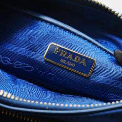 Prada Blue Nylon Shoulder Bag