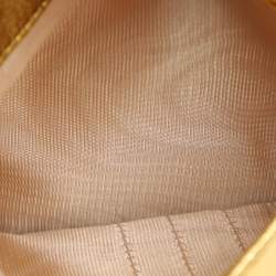 Prada Beige Python Trifold Wallet