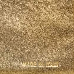 Prada Beige Python Trifold Wallet