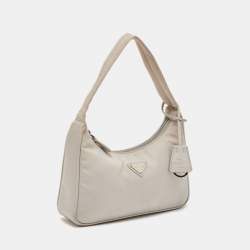 Pre Owned Prada Light Blue Nylon Re-Edition 2000 Bag