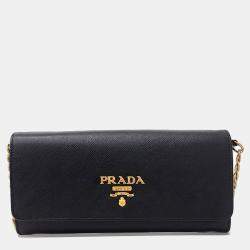 Pre Owned Prada Saffiano Lux Crossbody Bag