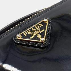 Pre Owned Prada patent mini pouch bag