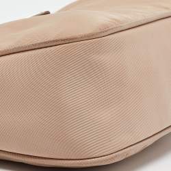 Prada Beige Nylon Re-Edition 2005 Baguette Bag