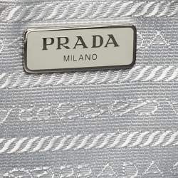 Pre Owned Prada Light Blue Nylon Re-Edition 2000 Shoulder Bag
