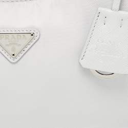 Pre Owned Prada Light Blue Nylon Re-Edition 2000 Shoulder Bag