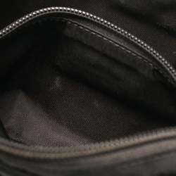 Pre Owned Prada Black Nylon Triangle Logo Front Pocket Belt Bag