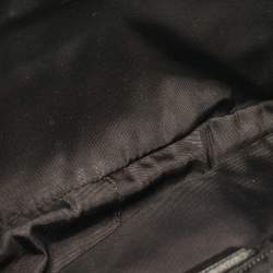 Pre Owned Prada Black Nylon Triangle Logo Front Pocket Belt Bag