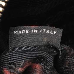 Pre Owned Prada Black Saffiano Lux Leather Mini Crossbody Bag