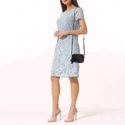 Pre Owned Prada Black Saffiano Lux Leather Mini Crossbody Bag