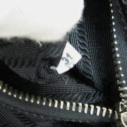 Prada Gray Khaki Brown Nylon Landscape Painting Backpack