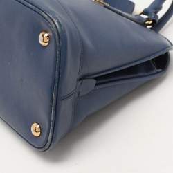 Prada Navy Blue Saffiano Lux Leather Medium Promenade Bag