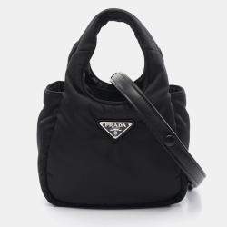 Prada Black Nylon Soft Re-Nylon Padded Bag