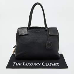 Prada Black Leather Vintage Satchel