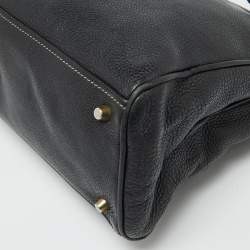 Prada Black Leather Vintage Satchel