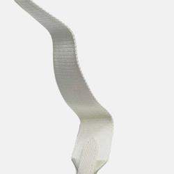 Pre Owned Prada White/Black Canvas Triangle Logo Dot Handbag